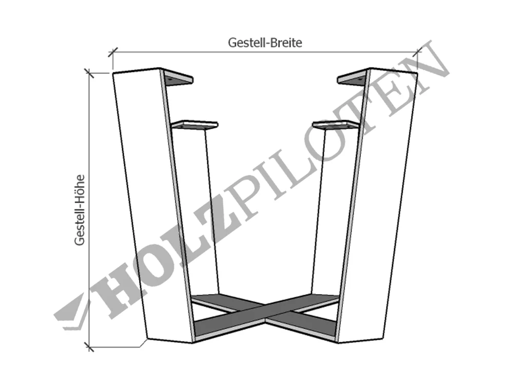 Selbsttragendes Mittelfuß Tischgestell mit Kufen C35L Skizze 2 Selbsttragendes Mittelfuß Tischgestell mit Kufen C35L Skizze 2