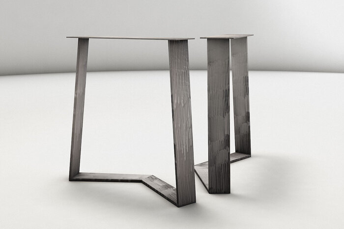 Tisch Kufen aus massivem Stahl WF392