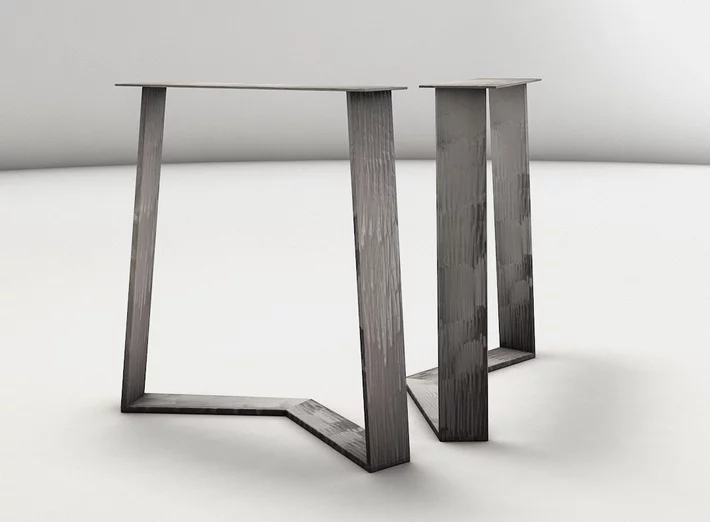 Tisch Kufen aus massivem Stahl WF392