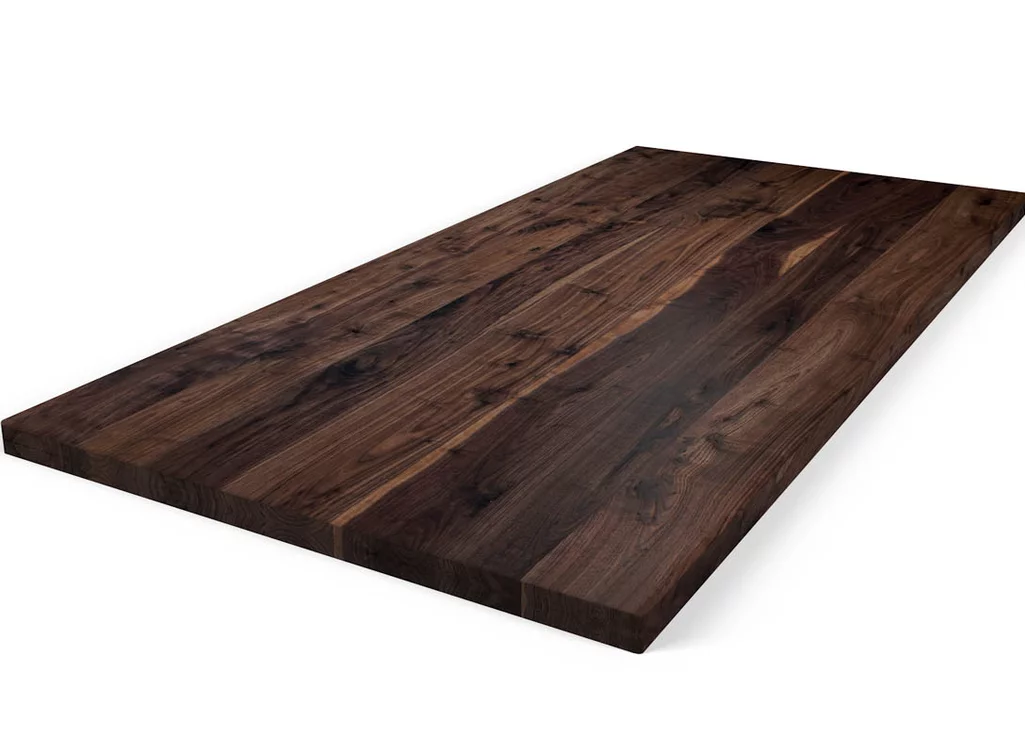 Naturholz Tischplatte Nussbaum 8cm Naturholz Tischplatte Nussbaum 8cm