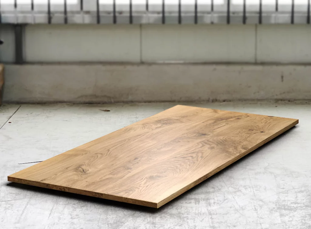 Eichetischplatte Massivholz 3cm Ast nach Maß mit Astanteil Eichetischplatte Massivholz 3cm Ast nach Maß mit Astanteil