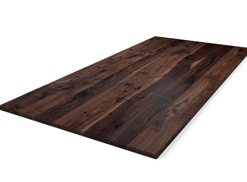 Holz Tischplatte Nussbaum nach Maß Holz Tischplatte Nussbaum nach Maß