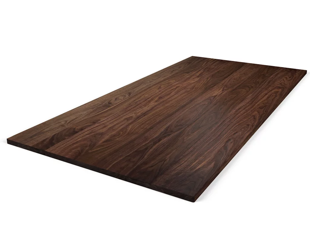 Massivholz Tischplatte Nussbaum nach Maß