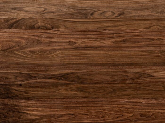 Tischplatte aus Holz nach Maß Nussbaum in astfreier Qualität 3cm