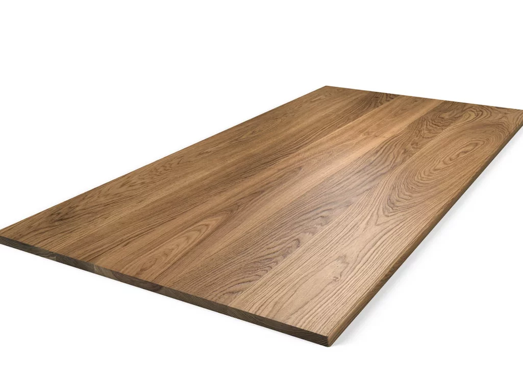 Eichen Tischplatte astfrei vollmassiv nach Maß