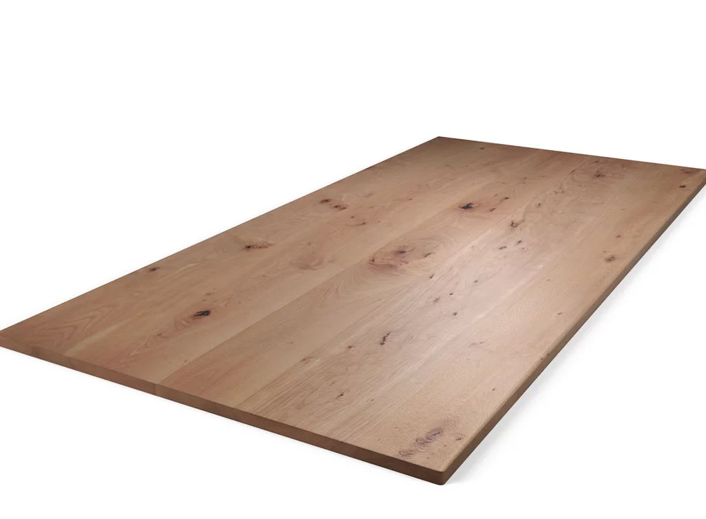 Buchen Tischplatte mit Ast - und Splintholzanteil