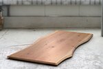 Baumkanten Tischplatte Buche 3cm Ast nach Maß gefertigt