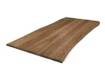 Eichenholz Baumkante Tischplatte 3cm nach Maß