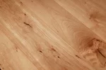Tischplatte nach Maß aus Buchenholz mit Astanteil