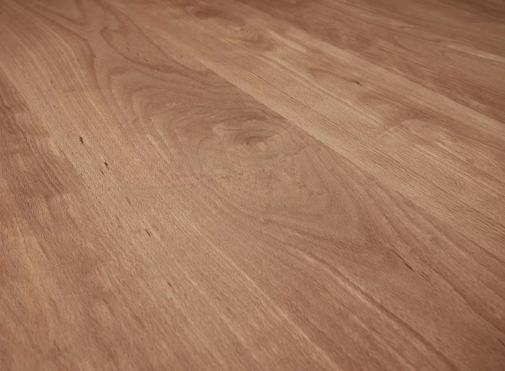 Buche Tischplatte rund in astfreier Qualität Ansicht Oberfläche