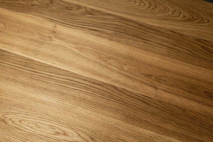 Massivholz Tischplatte nach Maß in ovaler Form Detail Oberfläche