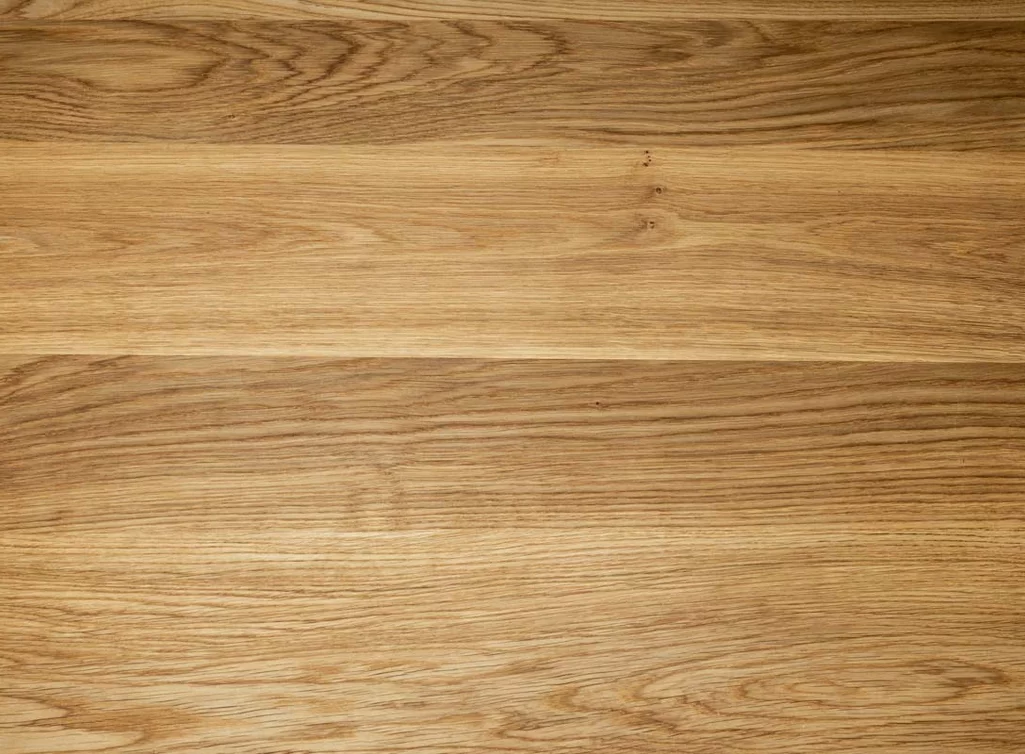 Holzplatte oval aus Eichenholz in massiver Bauweise auf Maß