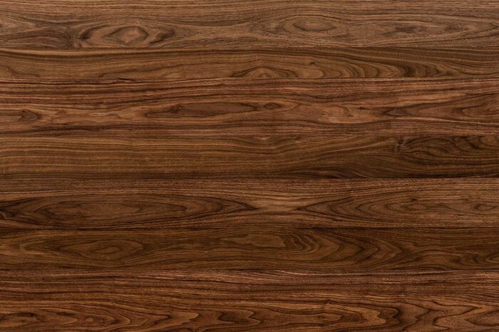 Ovale Holzplatte aus Nussbaum in astfreier Qualität gefertigt