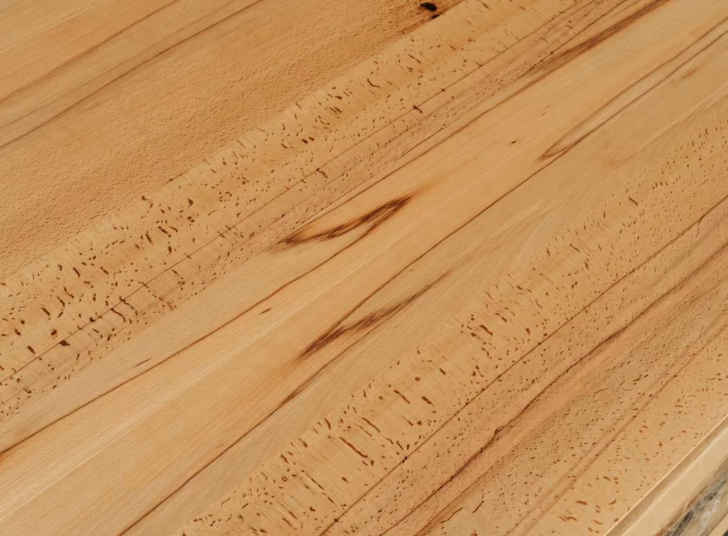 Massivholz Tischplatte nach Maß aus Kernbuche 4cm stark