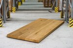 Tischplatte Massivholz Eiche 6cm massiv nach Maß gefertigt