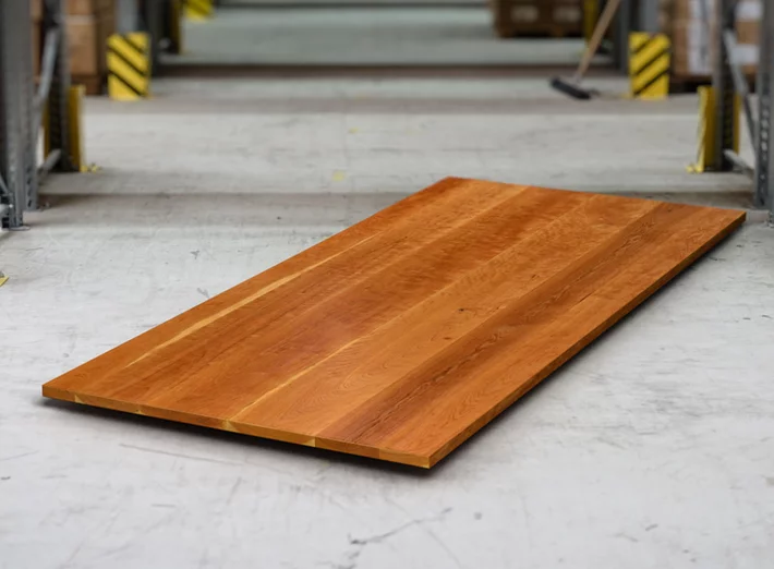 Kirschbaum Tischplatte massiv aus 3cm Echtholz nach Maß gefertigt