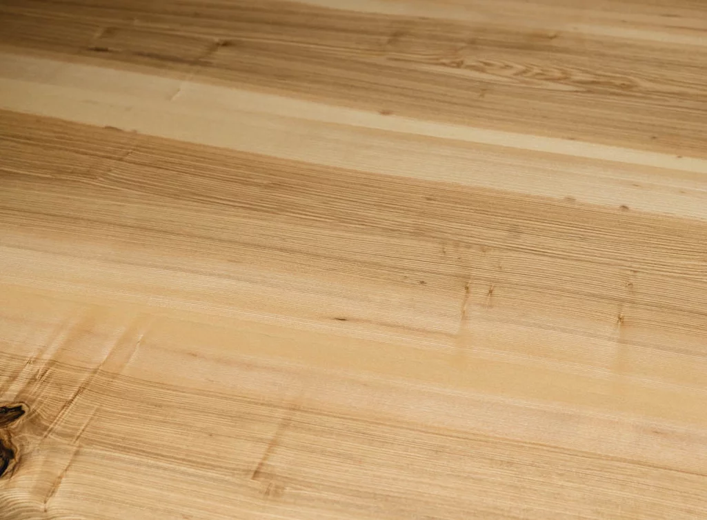 Kernesche Tischplatte massiv aus Ast- und Splintholz