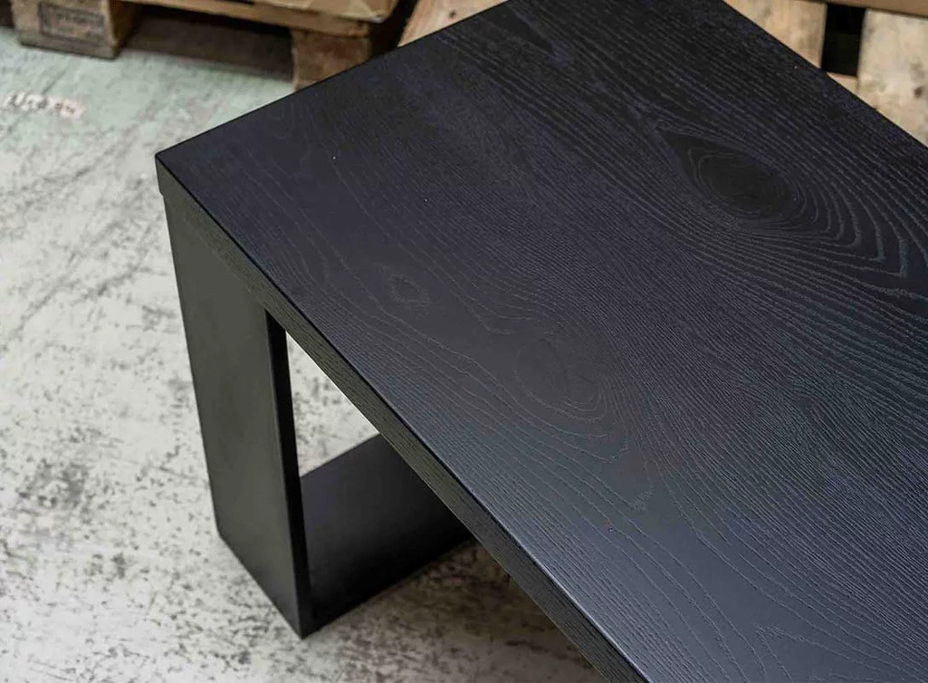 Detail Eiche Sitzbank