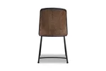 Echtleder Stuhl in einem modernen Design gefertigt.