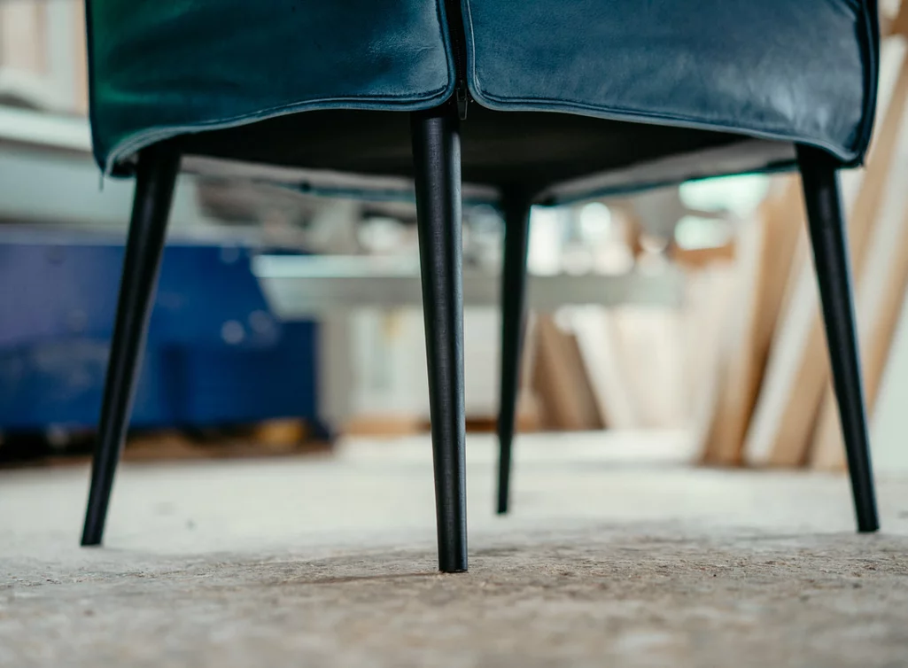 Ansicht Stuhlbeine Eiche Ansicht Stuhlbeine Eiche