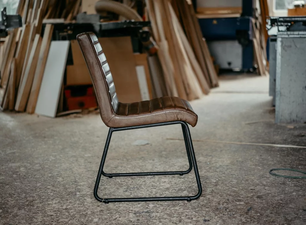 Echtlederstuhl Industriedesign Echtlederstuhl Industriedesign