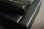 Leder Lounge Sofa mit breiten Armlehnen und Rückenteil