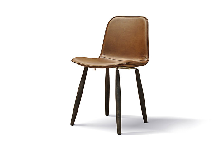 Stuhl modern mit Holzbeinen 7A