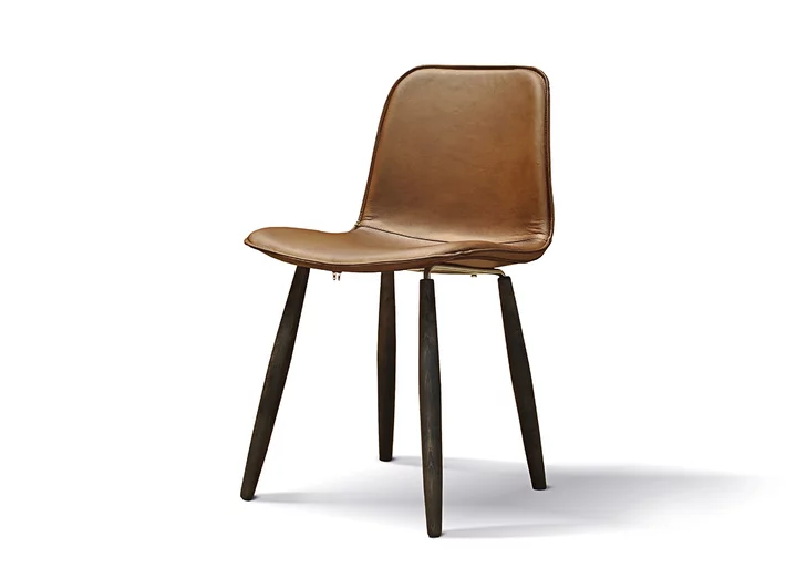 Stuhl modern mit Holzbeinen 7A