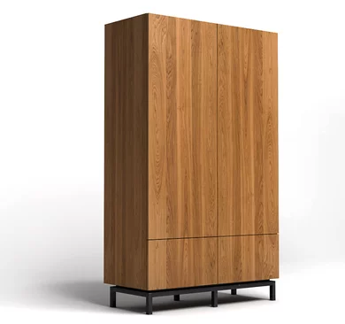 Selling Schrank Highboard Echtholz massiv dunkelbraun