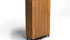 Modernes Highboard in massivem Eichenholz nach Maß