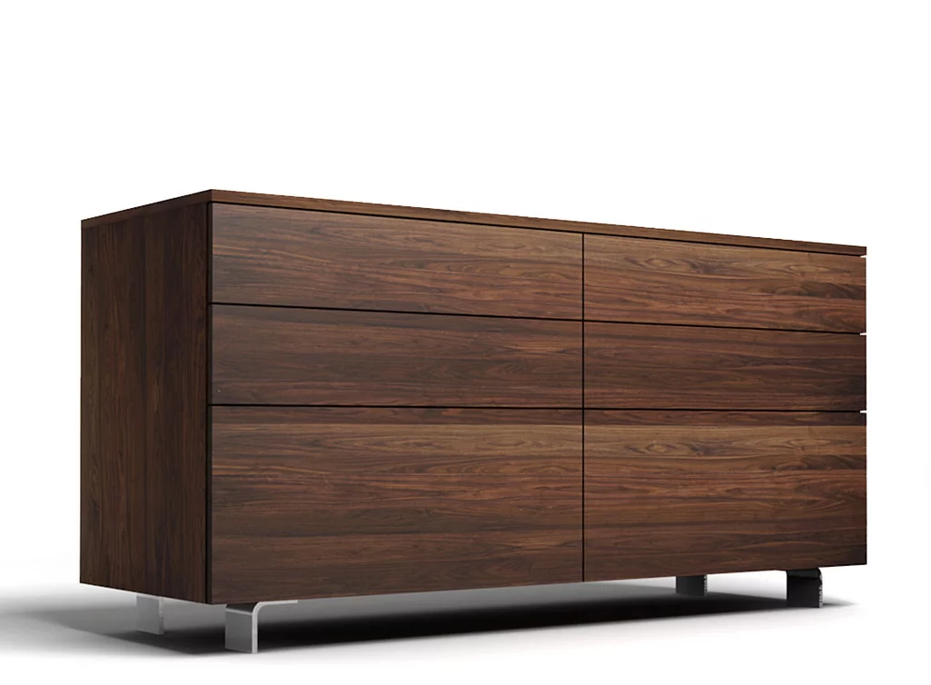 Schubladen Kommode in Nussbaum nach Maß