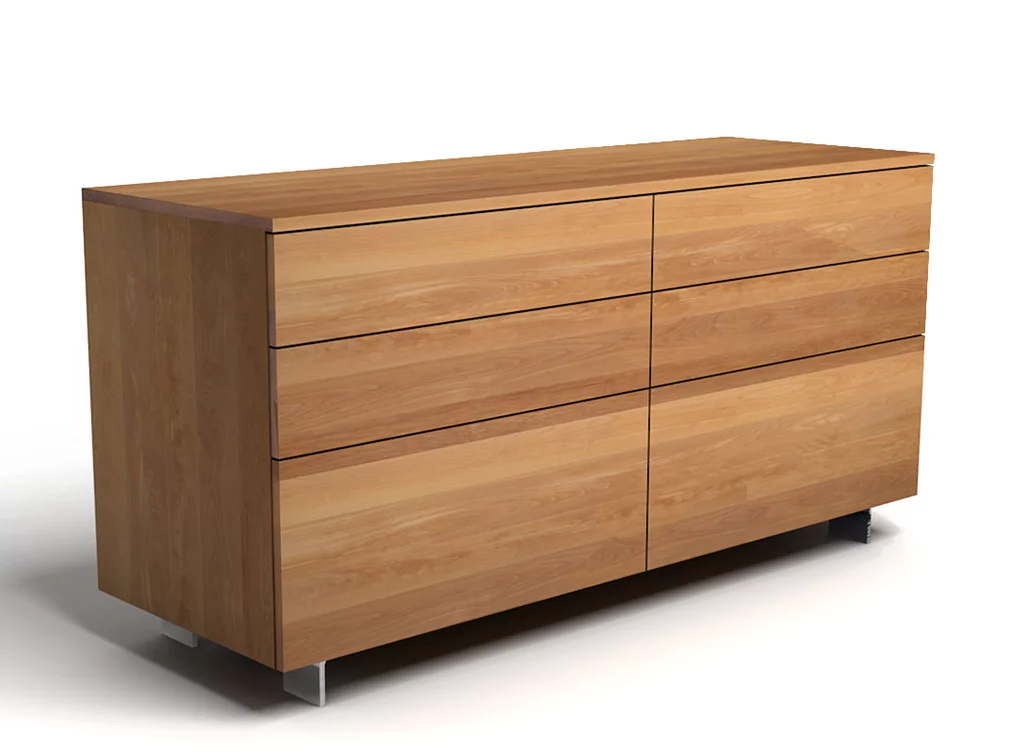 Schubladen Kommode aus Buche Massivholz