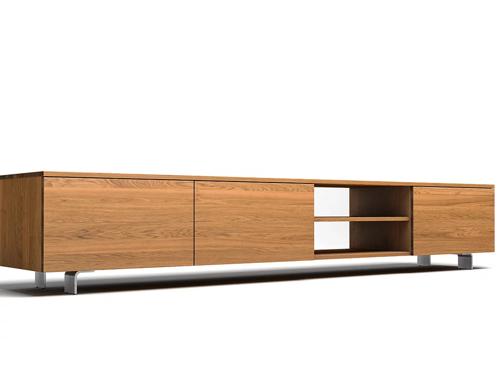 Medien Schrank aus massiver Eiche nach Maß Medien Schrank aus massiver Eiche nach Maß