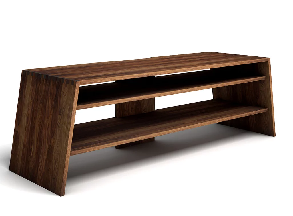TV Tisch aus Massivholz Nussbaum nach deinem Maß