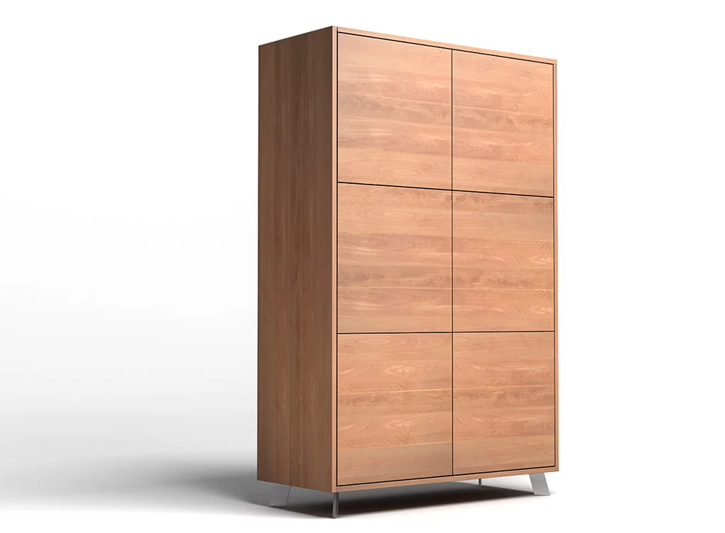 Moderner Schrank aus Buche Massivholz nach Maß Moderner Schrank aus Buche Massivholz nach Maß