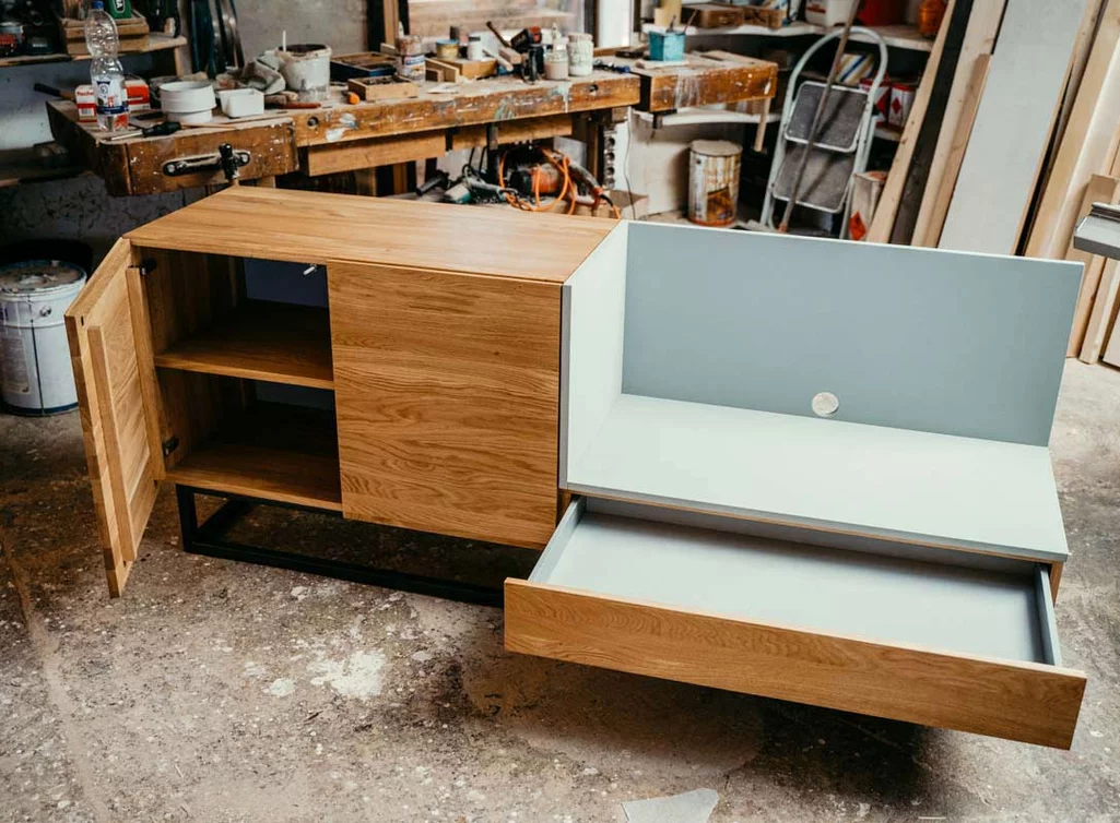 Detailansicht Schubkasten offen