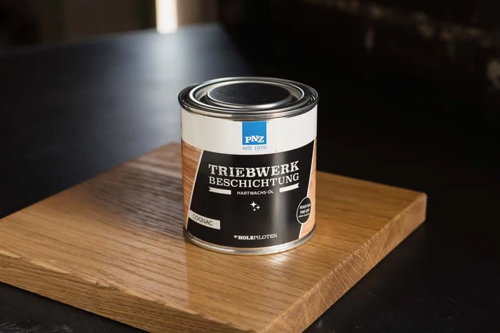 Hartwachs-Öl Triebwerk Beschichtung in der Farbe Cognac