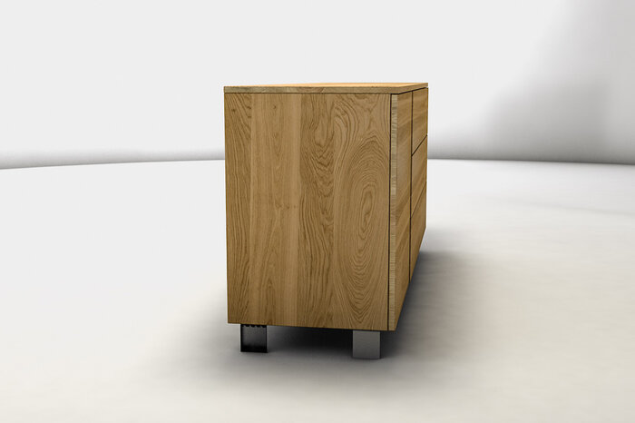 Massivholz Eiche Sideboard in verschiedenen Oberflächen erhältlich
