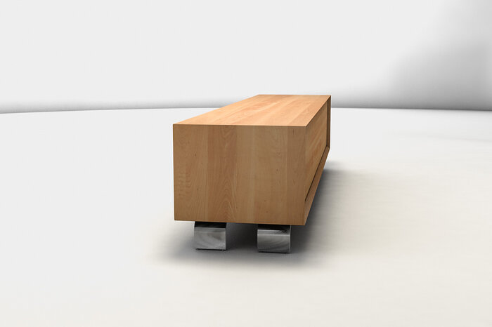 Lowboard aus massivem Buchenholz nach deinen Maßen gefertigt