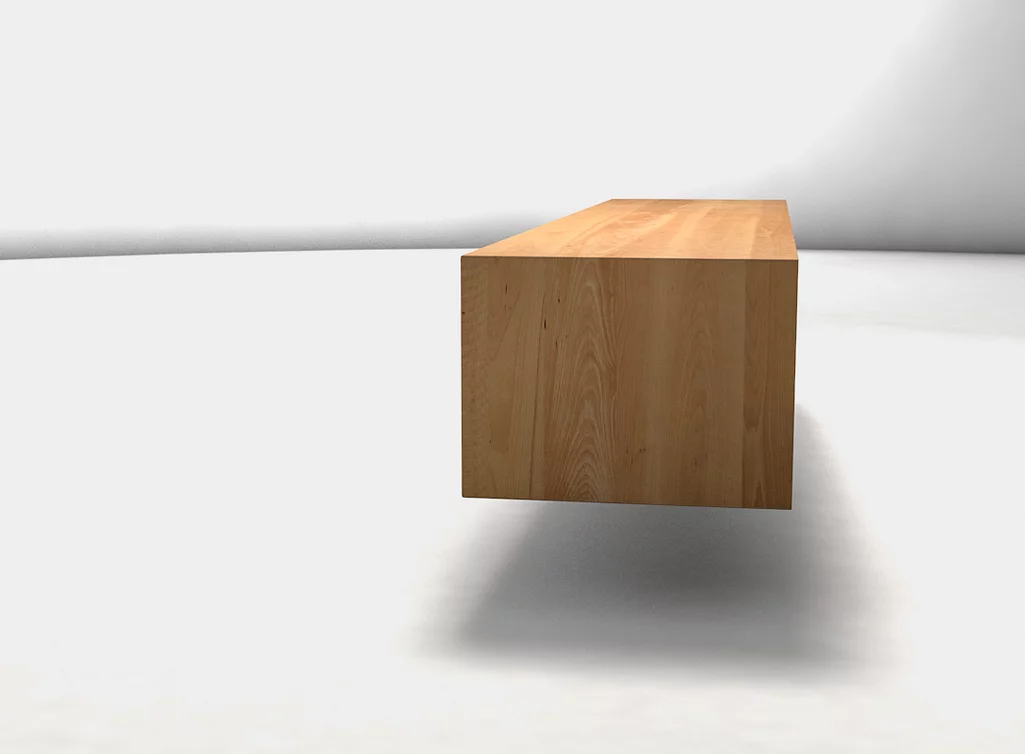 Massivholz Lowboard in verschiedenen Oberflächen verfügbar - TLL