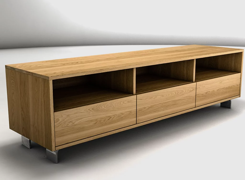 EWG - Eichenholz Lowboard nach Maß EWG - Eichenholz Lowboard nach Maß