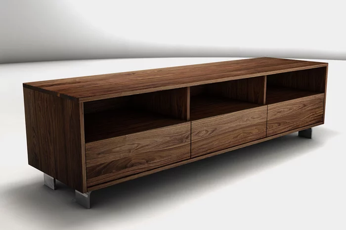 Nussbaum Massivholz TV Lowboard modern - EWG