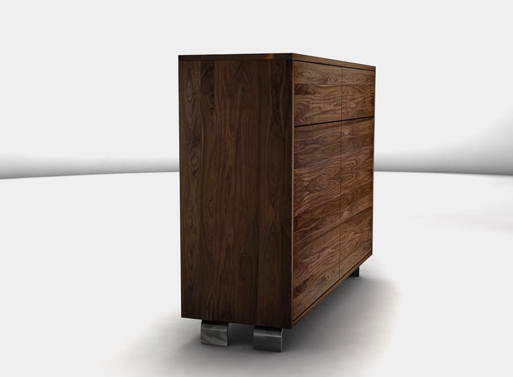 Kommoden Highboard mit verschiedenen Griffen und Füßen verfügbar