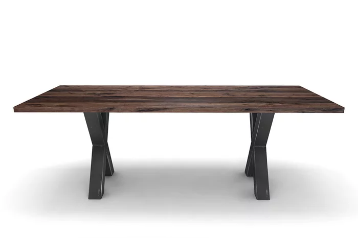 Holztisch aus Nussbaum Massivholz