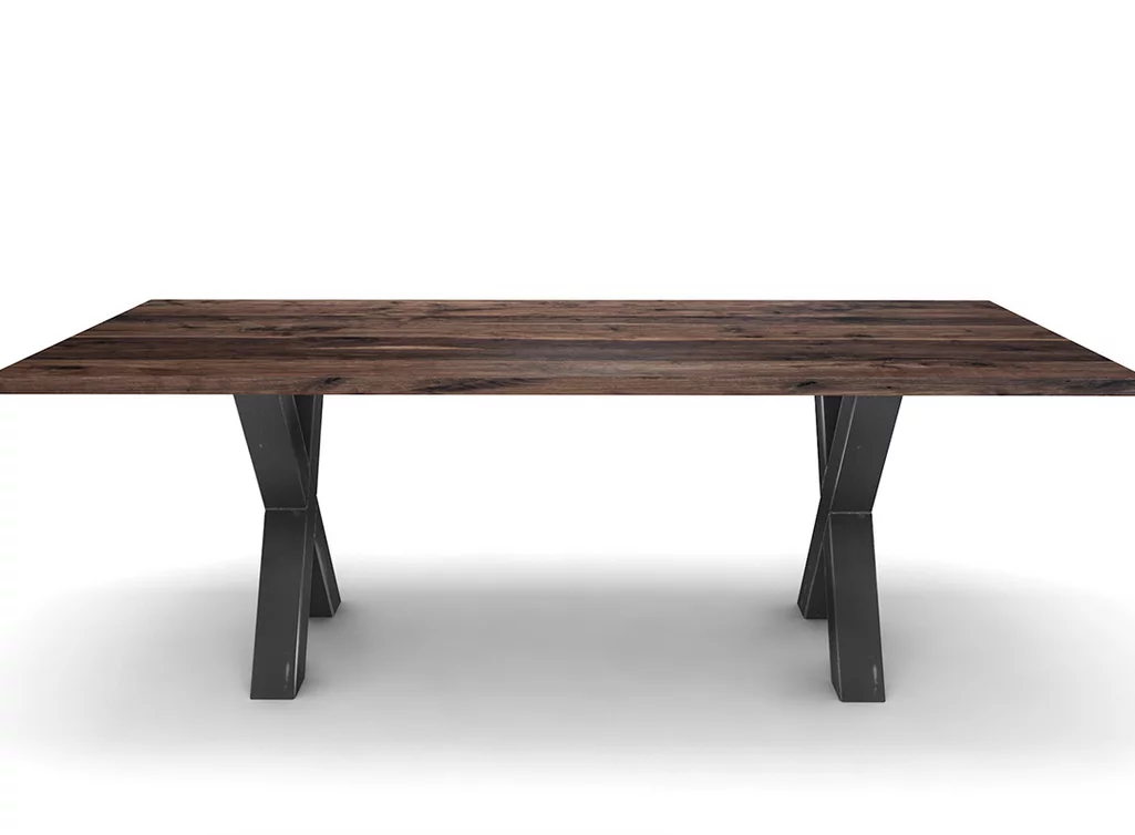 Holztisch aus Nussbaum Massivholz