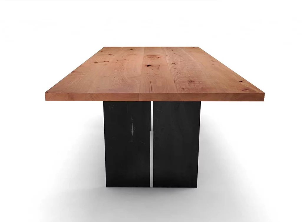 Bucheesstisch nach Maß Stahltischwangen Tischgestell