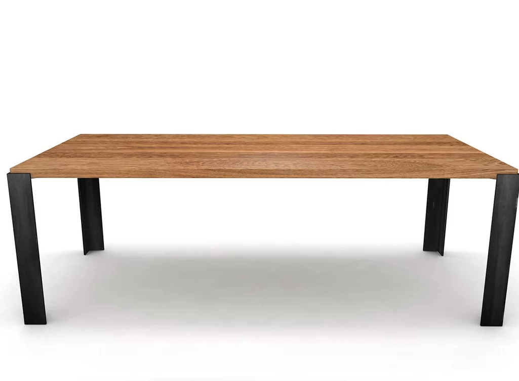 Massiholztisch Eiche astfrei nach Maß