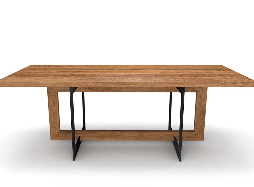 Eiche Massivholzesstisch nach Maß gefertigt