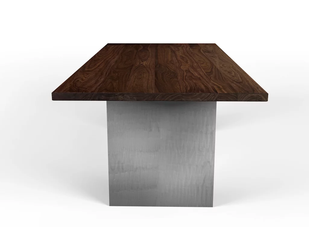 Holztisch Nussbaum massiv in astfrei nach Maß