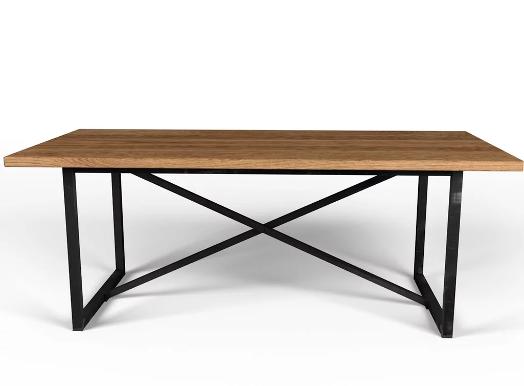 Massivholz Esstisch Eiche astfrei